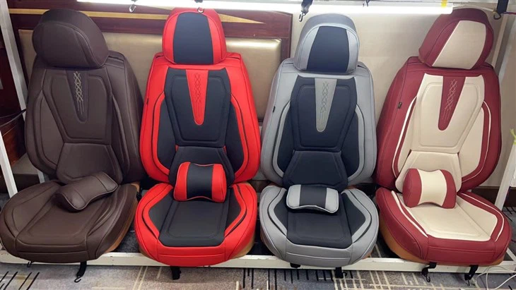 Nappa Leather Luxury Designer Car Seat Cushion Fashion